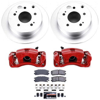 PowerStop® - Z23 Evolution Sport Plain Rear Brake Kit with Calipers