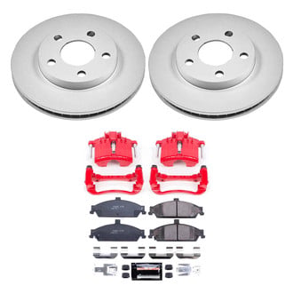 PowerStop® - Z23 Evolution Sport Plain Front Brake Kit with Calipers