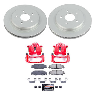 PowerStop® - Z23 Evolution Sport Plain Rear Brake Kit with Calipers