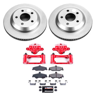 PowerStop® - Z23 Evolution Sport Plain Rear Brake Kit with Calipers