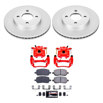 PowerStop® - Z23 Evolution Sport Plain Front Brake Kit with Calipers
