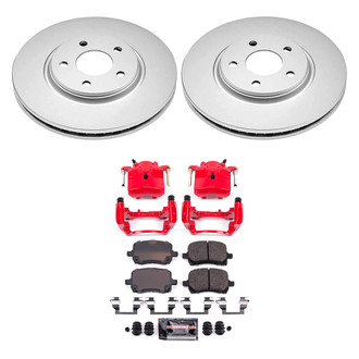 PowerStop® - Z23 Evolution Sport Plain Front Brake Kit with Calipers