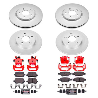 PowerStop® - Z23 Evolution Sport Plain Front and Rear Brake Kit with Calipers