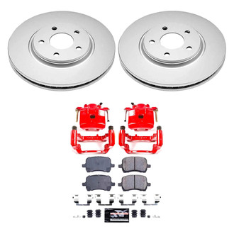 PowerStop® - Z23 Evolution Sport Plain Front Brake Kit with Calipers