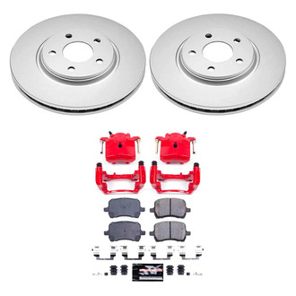 PowerStop® - Z23 Evolution Sport Plain Front Brake Kit with Calipers