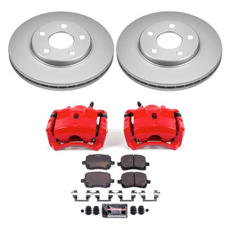 PowerStop® - Z23 Evolution Sport Plain Front Brake Kit with Calipers