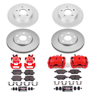 PowerStop® - Z23 Evolution Sport Plain Front and Rear Brake Kit with Calipers
