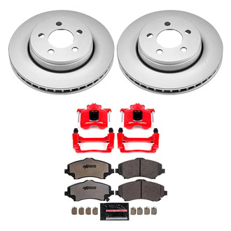 PowerStop® - Z36 Extreme Plain Front Brake Kit with Calipers