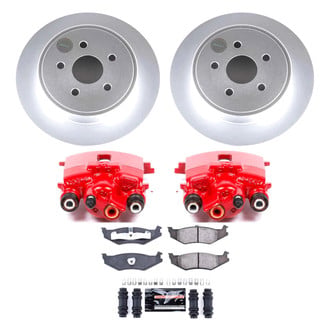 PowerStop® - Z23 Evolution Sport Plain Rear Brake Kit with Calipers
