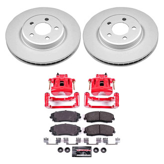 PowerStop® - Z23 Evolution Sport Plain Front Brake Kit with Calipers