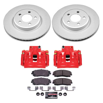 PowerStop® - Z23 Evolution Sport Plain Front Brake Kit with Calipers