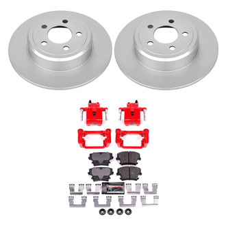 PowerStop® - Z23 Evolution Sport Plain Rear Brake Kit with Calipers