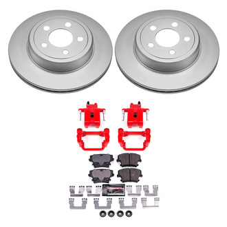 PowerStop® - Z23 Evolution Sport Plain Rear Brake Kit with Calipers