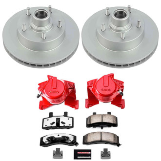 PowerStop® - Z36 Extreme Plain Front Brake Kit with Calipers