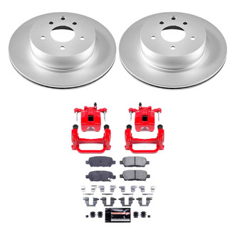 PowerStop® - Z23 Evolution Sport Plain Rear Brake Kit with Calipers