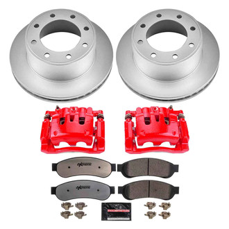 PowerStop® - Z36 Extreme Plain Rear Brake Kit with Calipers