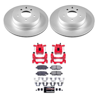 PowerStop® - Z23 Evolution Sport Plain Rear Brake Kit with Calipers