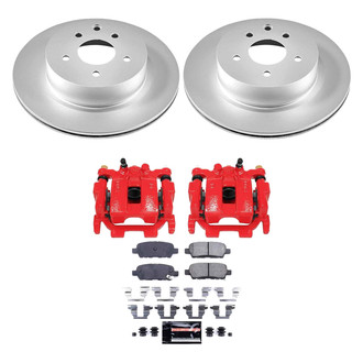 PowerStop® - Z23 Evolution Sport Plain Rear Brake Kit with Calipers
