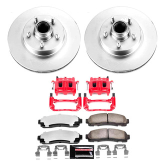 PowerStop® - Z36 Extreme Plain Front Brake Kit with Calipers