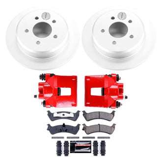 PowerStop® - Z23 Evolution Sport Plain Rear Brake Kit with Calipers