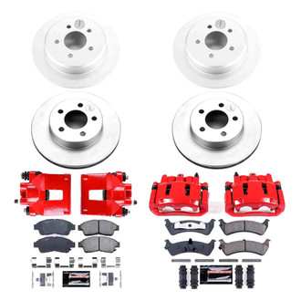 PowerStop® - Z23 Evolution Sport Plain Front and Rear Brake Kit with Calipers