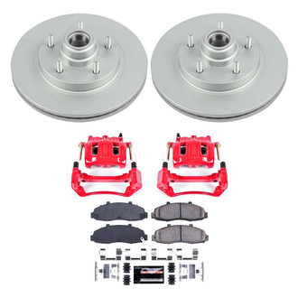 PowerStop® - Z23 Evolution Sport Plain Front Brake Kit with Calipers