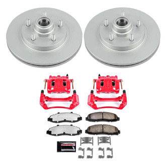 PowerStop® - Z36 Extreme Plain Front Brake Kit with Calipers