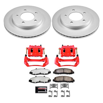 PowerStop® - Z36 Extreme Plain Front Brake Kit with Calipers