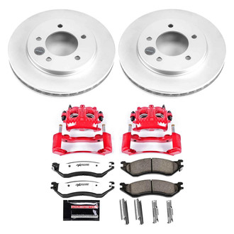 PowerStop® - Z36 Extreme Plain Front Brake Kit with Calipers