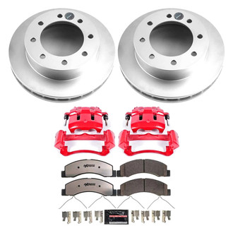 PowerStop® - Z36 Extreme Plain Front Brake Kit with Calipers