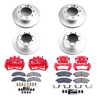 PowerStop® - Z23 Evolution Sport Plain Front and Rear Brake Kit with Calipers