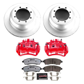 PowerStop® - Z36 Extreme Plain Rear Brake Kit with Calipers