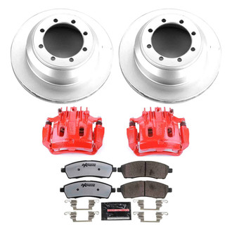PowerStop® - Z36 Extreme Plain Rear Brake Kit with Calipers
