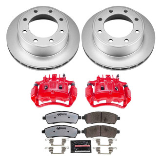 PowerStop® - Z36 Extreme Plain Rear Brake Kit with Calipers