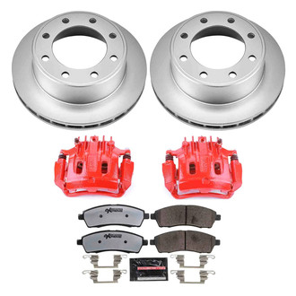PowerStop® - Z36 Extreme Plain Rear Brake Kit with Calipers