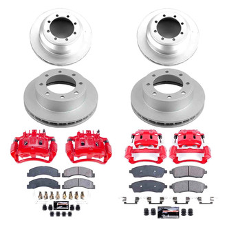 PowerStop® - Z23 Evolution Sport Plain Front and Rear Brake Kit with Calipers