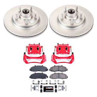 PowerStop® - Z23 Evolution Sport Plain Front Brake Kit with Calipers