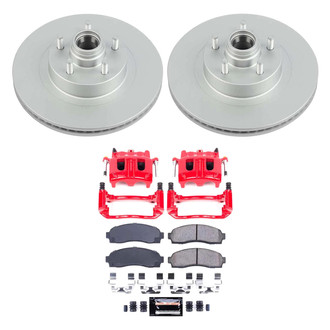 PowerStop® - Z23 Evolution Sport Plain Front Brake Kit with Calipers
