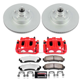 PowerStop® - Z36 Extreme Plain Front Brake Kit with Calipers
