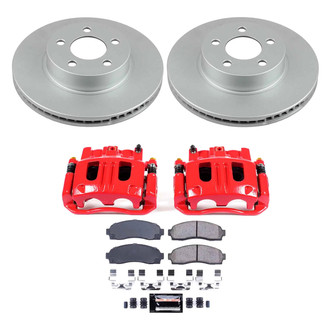 PowerStop® - Z23 Evolution Sport Plain Front Brake Kit with Calipers