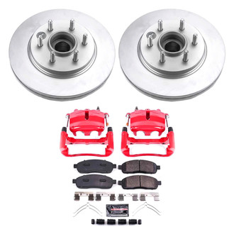PowerStop® - Z23 Evolution Sport Plain Front Brake Kit with Calipers