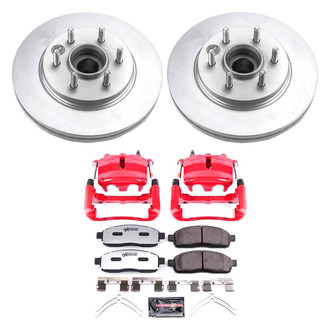 PowerStop® - Z36 Extreme Plain Front Brake Kit with Calipers