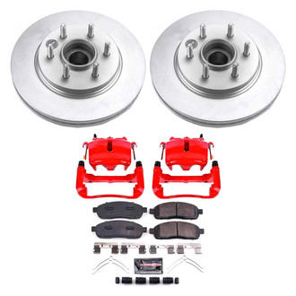 PowerStop® - Z23 Evolution Sport Plain Front Brake Kit with Calipers