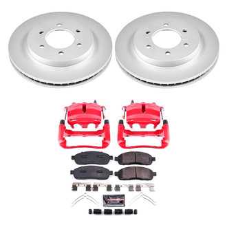 PowerStop® - Z23 Evolution Sport Plain Front Brake Kit with Calipers