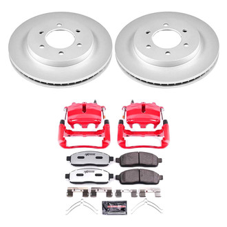 PowerStop® - Z36 Extreme Plain Front Brake Kit with Calipers