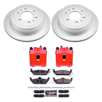 PowerStop® - Z23 Evolution Sport Plain Rear Brake Kit with Calipers