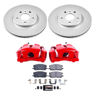 PowerStop® - Z23 Evolution Sport Plain Front Brake Kit with Calipers
