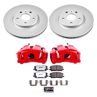 PowerStop® - Z36 Extreme Plain Front Brake Kit with Calipers