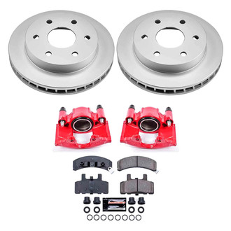PowerStop® - Z23 Evolution Sport Plain Front Brake Kit with Calipers