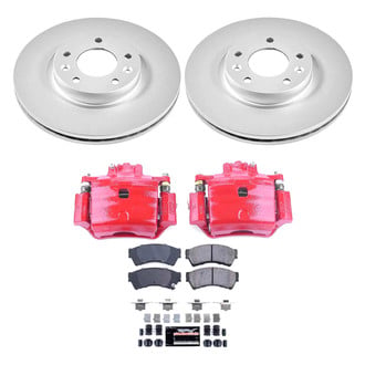 PowerStop® - Z23 Evolution Sport Plain Front Brake Kit with Calipers